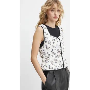 Dámská vesta Oboustranná vesta MUNTHE SAHLA 244150524402 béžová 01X, vel. 36