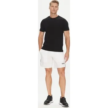 Pánské kraťasy BOSS Sportovní kraťasy S_T-Match 50541370 Bílá Regular Fit XXL