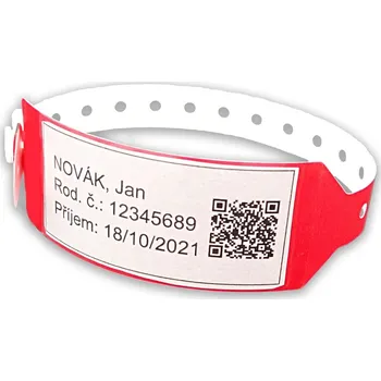 Náramek Náramek s ochrannou fólií GJ-8032 Barva: Červená