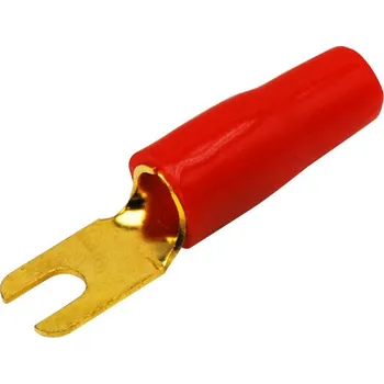 elektrický kabel Vidlička na kabel 10 mm² / červená