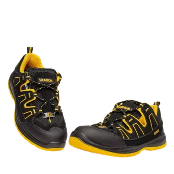 Pánské sandále Obuv Bennon ALEGRO O1 ESD Yellow sandál černá/žlutá - 37 AKCE