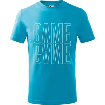 Dětská móda DOBRÝ TRIKO Dětské tričko Game Velikost: 158/12 let, Barva: Tyrkysová