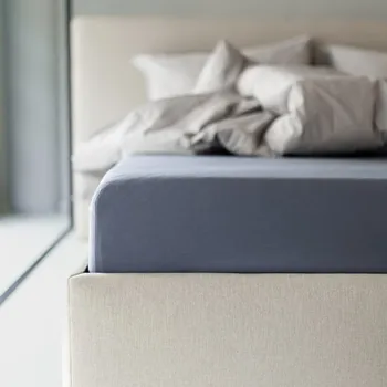 Prostěradlo HEDDA Prostěradlo Jersey Lycra premium antracit rozměr: 140 x 200 cm