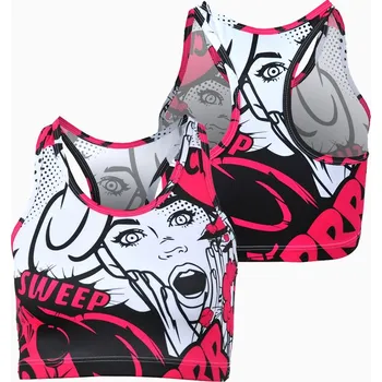 Podprsenka SWEEP SWTS125 COMIX bílá/růžová XS