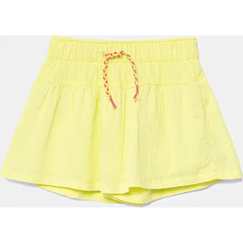 Chlapecké kraťasy Dětské bavlněné šortky United Colors of Benetton 4M6BG902S.P.Seasonal zelená 71X, vel. 104