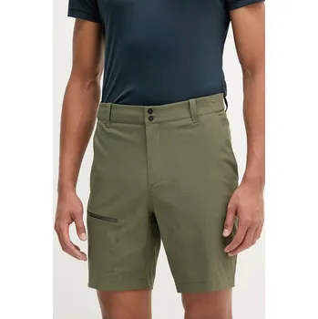 Pánské kraťasy Outdoorové šortky Peak Performance Iconiq pánské, zelená barva, G80115 91X, vel. L