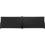 LIVARNO home Dvojitá boční markýza, 160 x 600 cm, antracitová