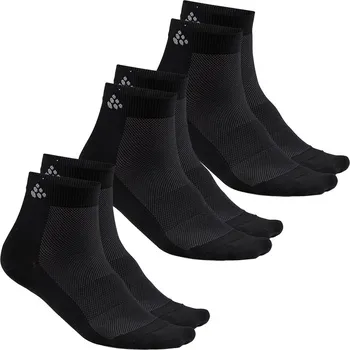 Dámské ponožky Craft 1906060 Mid 3-pack černá 34 - 36