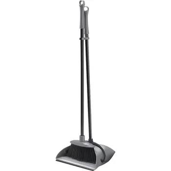 Šedo-černá lopatka na smetí s dlouhou násadou Addis Dust ID_1309894