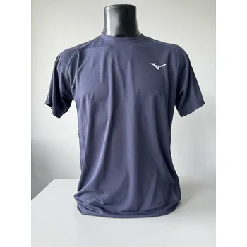 Dámské tričko Pánské sportovní tričko Mizuno Drylite Tee Mens / Graphite Velikost: XS