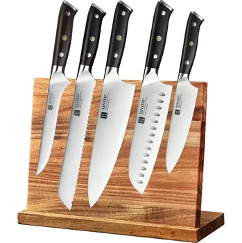 Kuchyňský nůž Sada nožů XinZuo B13S s magnetickým stojánkem 5ks - Dárkový set