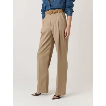 La Mania Společenské kalhoty WOODY Béžová Classic Fit 36