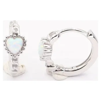 Náušnice Stříbrné náušnice kroužky