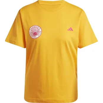 Dámské Tričko s krátkým rukávem ADIDAS FARM GFX TEE JD6293 – Oranžová S