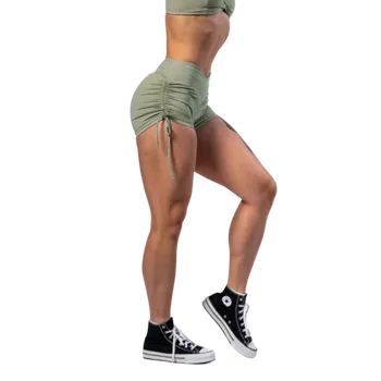 Podprsenka Nebbia Push-up šortky se šněrováním STRONG BEAUTY 429 zelená - L