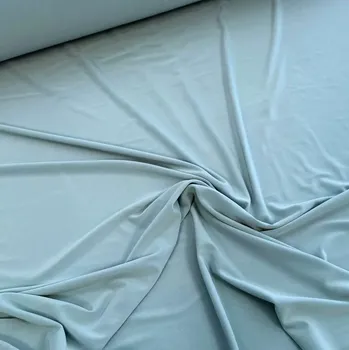 Venezia Mint, polyesterový úplet (E) (Příjemný polyesterový úplet)