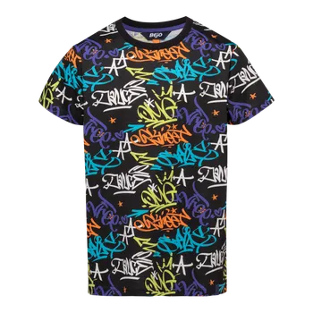 Dětské Tričko s krátkým rukávem BEJO GYM JRB M000246852 – Černá 140