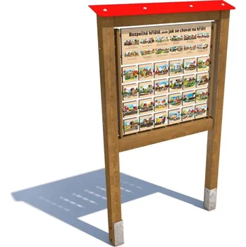 Monkeys Edukační panel pexeso Bezpečné hřiště 200