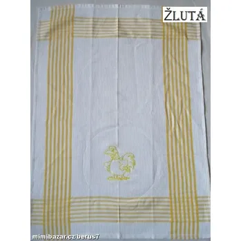 Utěrka UTĚRKA * Utěrky waflová Kohoutek žlutá