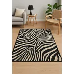 Koberec (80 x 150cm) ZEBRA černobílý