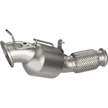 Zadní díl výfuku HJS downpipe 88,9 mm/76 mm včetně katalyzátoru pro Toyota Supra typ JTSC, emisní norma Euro 6d / 6d-temp., 2.0, 190 kW (B48 B20B)