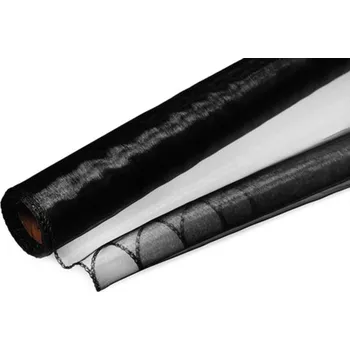 Party dekorace Organza 40cm x 8m černá