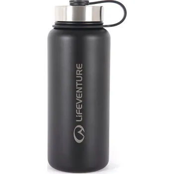 Láhev Lifeventure Flask 1 l Barva: Black