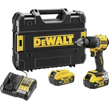 DEWALT DCD799P2T-QW aku příklepový šroubovák, 2cestný, vč. 2x aku, vč. nabíječky, kufřík, DCD799P2T-QW