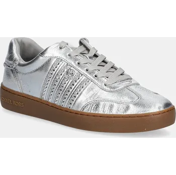 Dámské tenisky Kožené tenisky MICHAEL Michael Kors Scotty dámské, stříbrná barva, 43T5SCFS1M.040 SLV, EUR 38