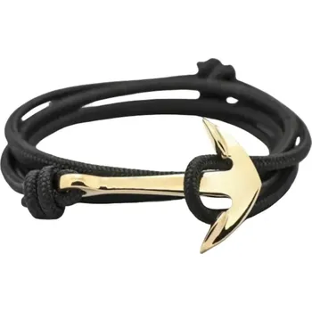 Náramek Gaira® Náramek Kotva 3071, Barva černá