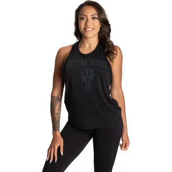 Better Bodies SKULL EMPIRE TANK WASHED BLACK – tílko Better Bodies seprané černé Velikost: S