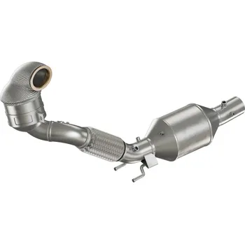 Výfukový systém HJS downpipe 76 mm včetně katalyzátoru pro Škoda Octavia III RS 245 typ 5E, emisní norma Euro 6-Temp., 2.0, 180 kW (DKTB)