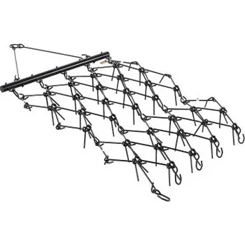 VEVOR Tažené brány, odolné řetězové brány 4 stopy x 5,6 stopy s 80 ostrými zuby, vhodné pro čtyřkolky a traktory UTV, ideální pro přípravu půdy, setí, vyrovnávání terénu a údržbu štěrkových příjezdových cest