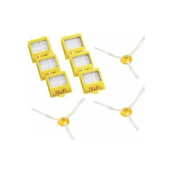 Sada 6 filtrů + 3 boční kartáčky iRobot Roomba 700 - neoriginál