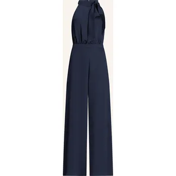Dámský overall Swing Dámský Overal Ze Saténu S Vázačkou, tmavě modrá, 32