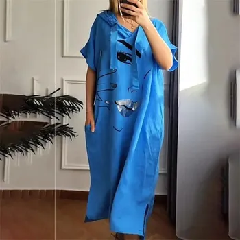 Dámské šaty Sportovní šaty na léto BR164 Barva: Modrá, Velikost: L