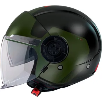Helma na motorku MT Helmets Viale SV S Beta A6 černo-zelená + DÁREK + Doprava ZDARMA