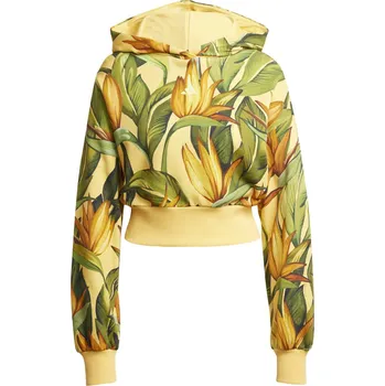 Dámská mikina Dámská Mikina ADIDAS FARM HOODIE JD6282 – Žlutá M