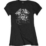 Queen Logo Black S Dámské Tričko