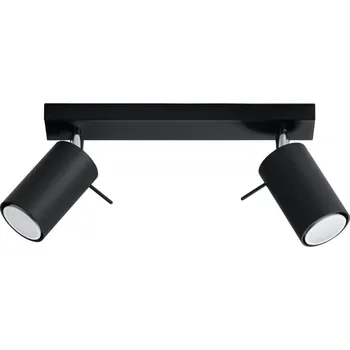 Bodové svítidlo Černé bodové svítidlo 8x30 cm Etna – Sollux ID_884506