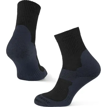 Ponožky Zulu Merino Allseason Velikost ponožek: 35-38 / Barva: černá/šedá