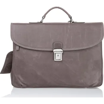 Šedohnědá pánská taška z telecí kůže Ferruccio Laconi Brief ID_1216224