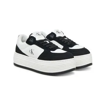 Dámské tenisky Calvin Klein Jeans Sneakersy Bold Flatf Low Lace Mix YW0YW01742 Bílá 39