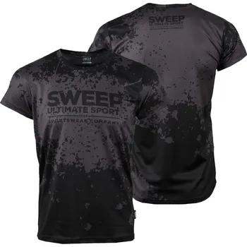 Pánské tričko SWEEP SMTS162 černá - šedá XXL