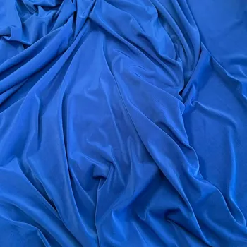 Venezia Královsky modrá, polyesterový úplet (E) (Příjemný polyesterový úplet)