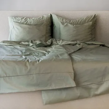Povlečení HEDDA Povlečení bavlněný satén Laila sage - povlečení na peřinu rozměr: 140 x 200 cm