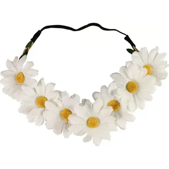 Čelenka do vlasů s kytičkami kopretin