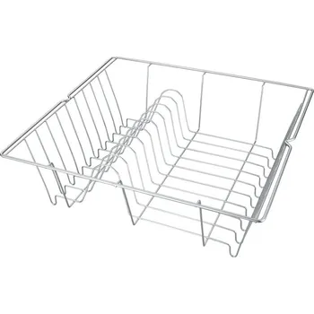 Odkapávač na nádobí Matně stříbrný odkapávač na nádobí Metaltex Bruno, 36 x 33cm ID_1214550