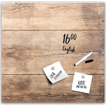 Kancelářský nábytek Magnetická tabule Styler Wood, 30 x 30 cm ID_1175770