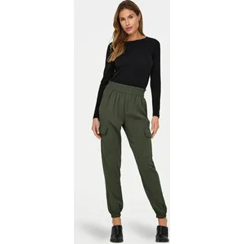 Pánské kalhoty ONLY Joggers kalhoty Aris 15245364 Zelená Relaxed Fit S_32